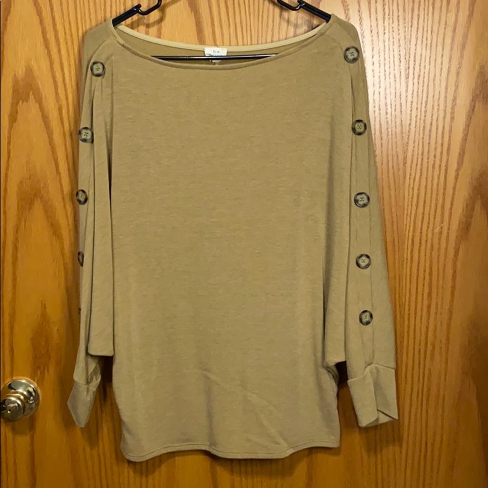 Tan Dolman Top